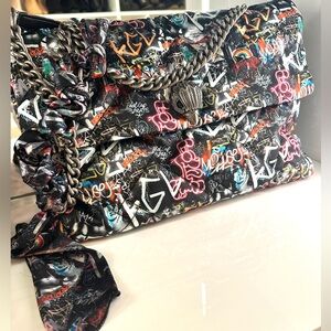 RARE XXL Kurt Geiger Graffiti Kensington
